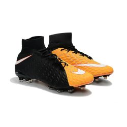 fodboldstøvler Nike Phantom Hypervenom 3 Elite DF FG - Sort Orange_2.jpg